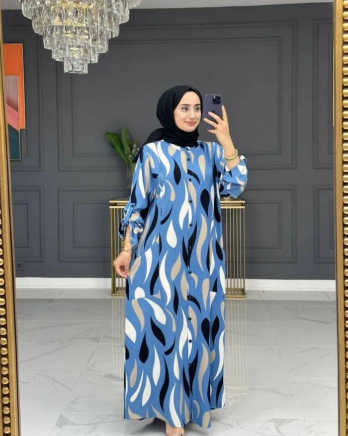 ডিজিটাল প্রিন্ট সেভেন অনলি বোরকা - Image 2